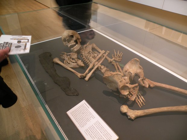  squelette humain, British Museum